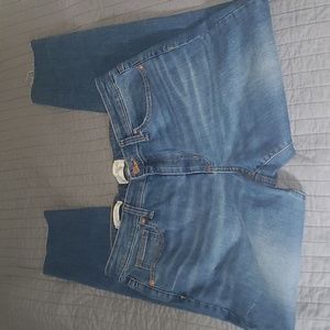 High rise skinny jeans